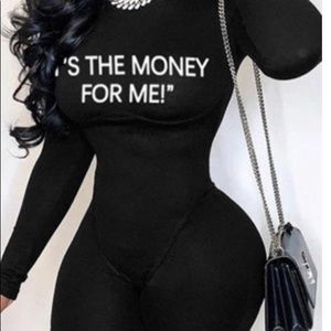 It The Money For Me Romper